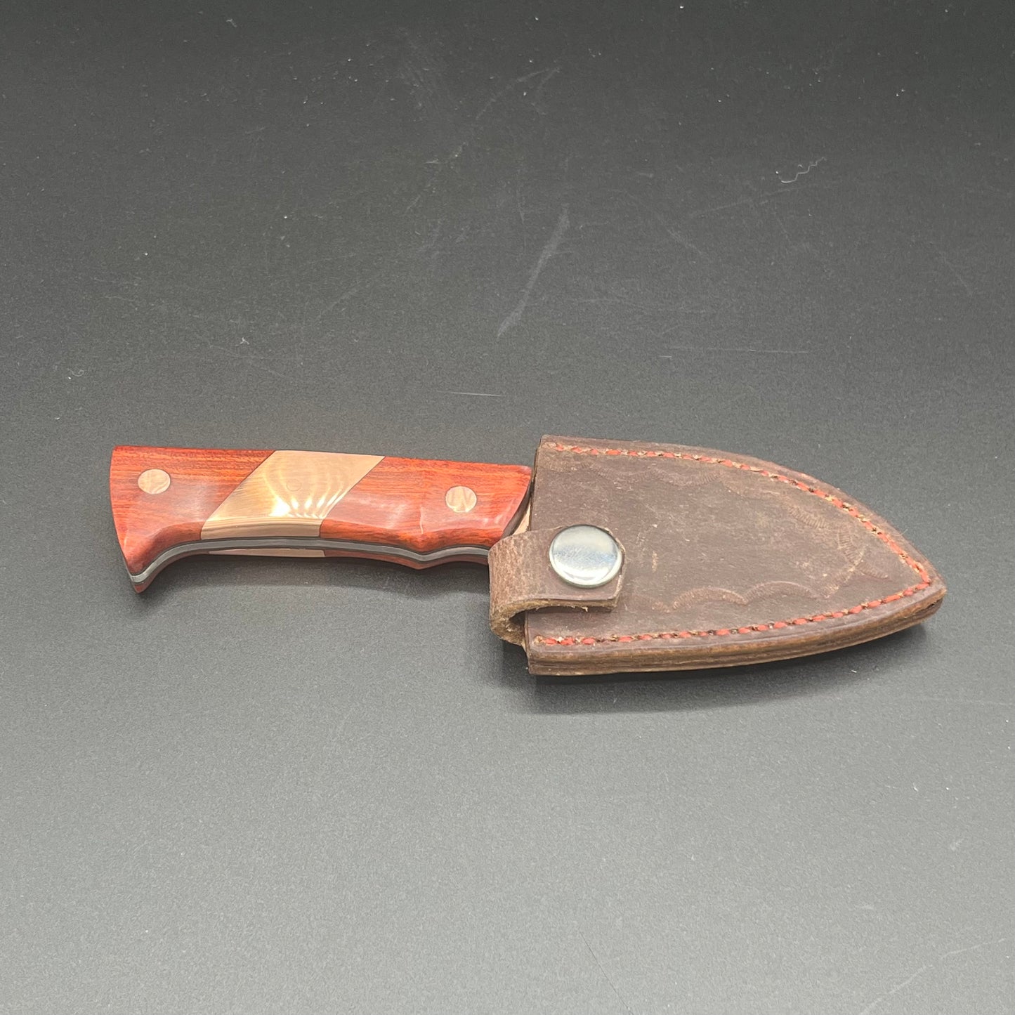 97 Layer Twist Damascus CuMai Pocket Cleaver EDC