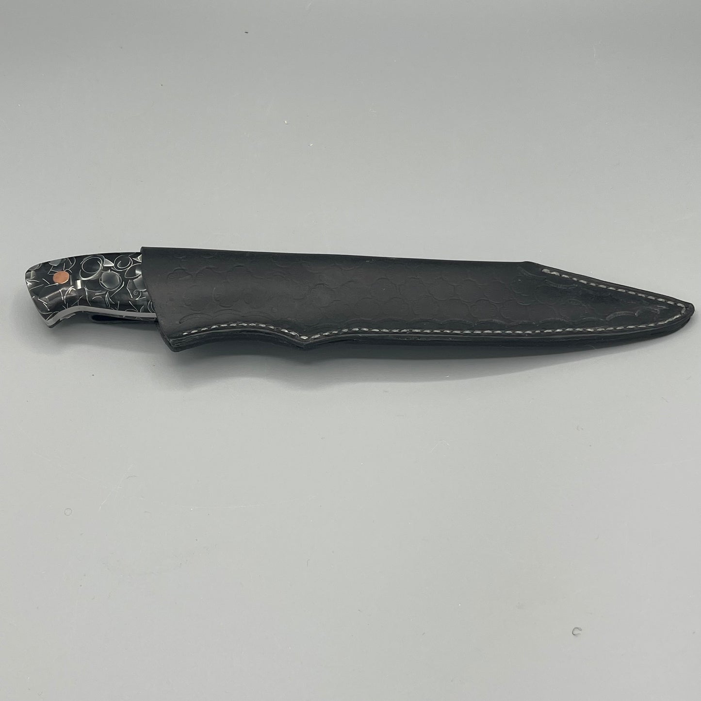 Cable Damascus Clip Point FIghter