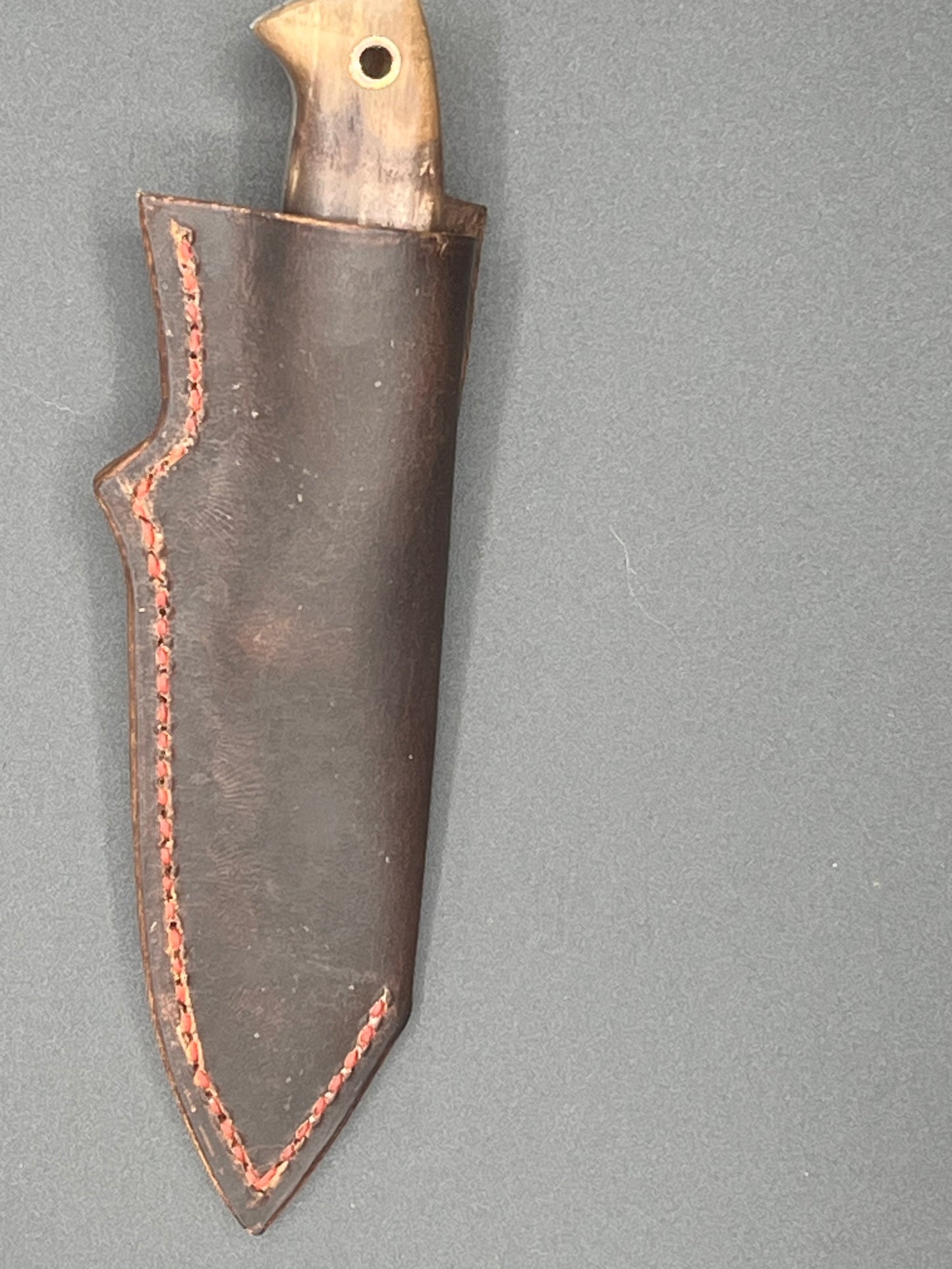 Damascus & Copper Go Mai 2.75" Drop Point EDC