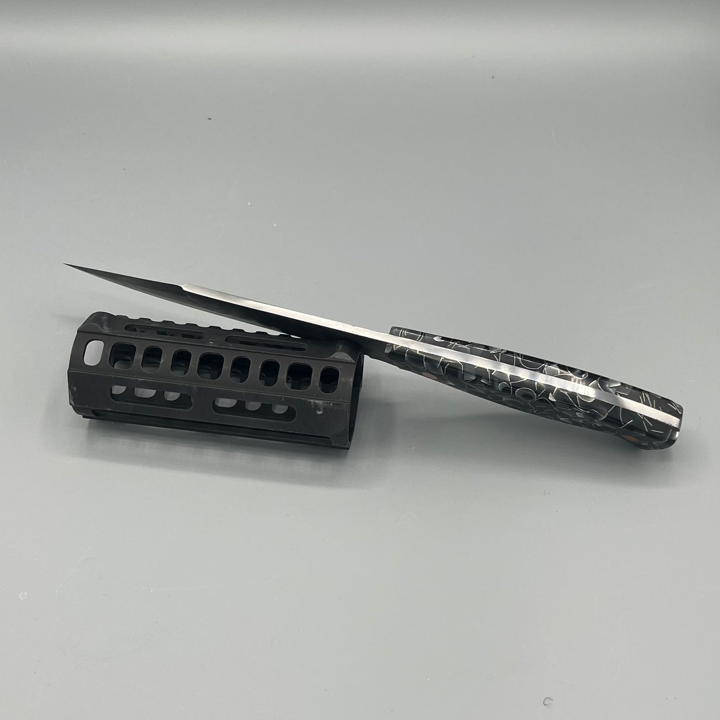 Cable Damascus Clip Point FIghter