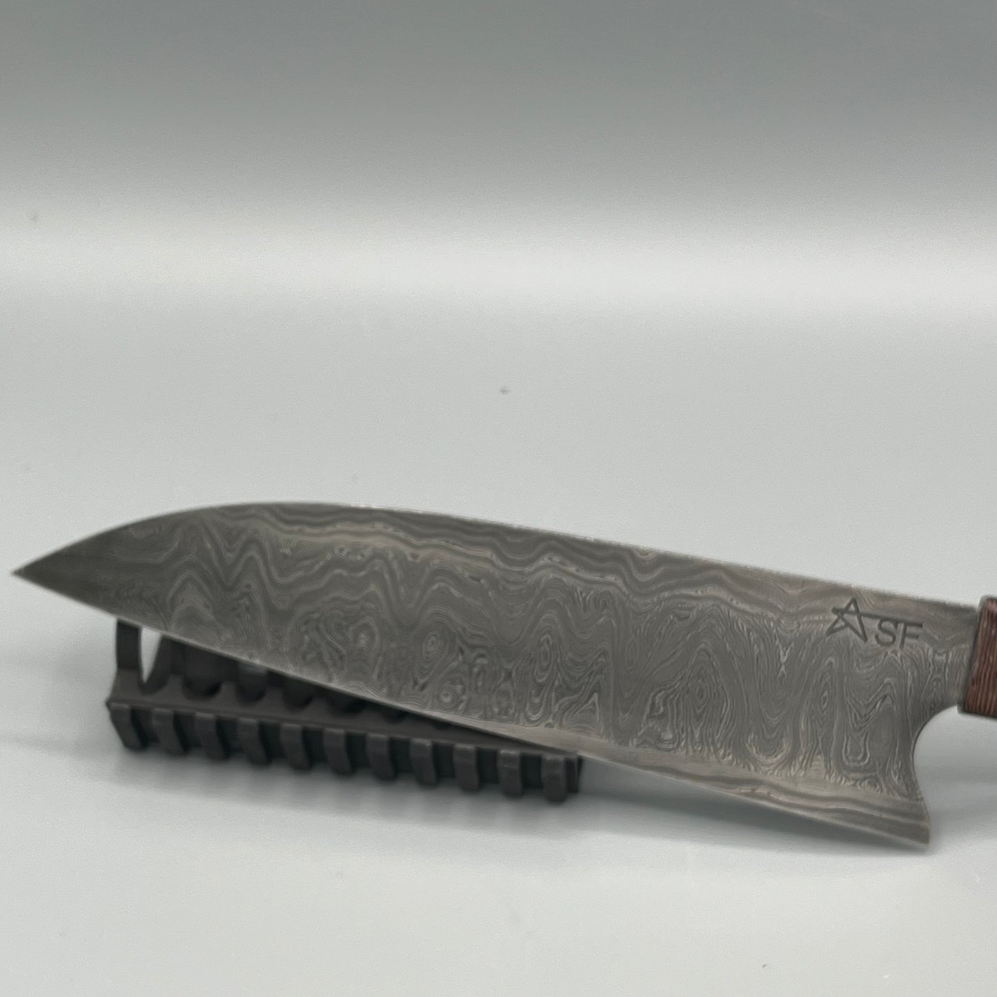 1440 Layer Modified Ladder Pattern Damascus 8.5" Chef