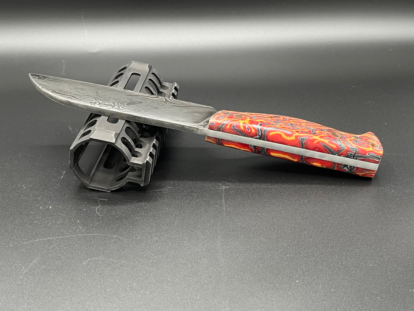 64 Layer Lazy Twist Damascus 5" Sheepsfoot Chopper