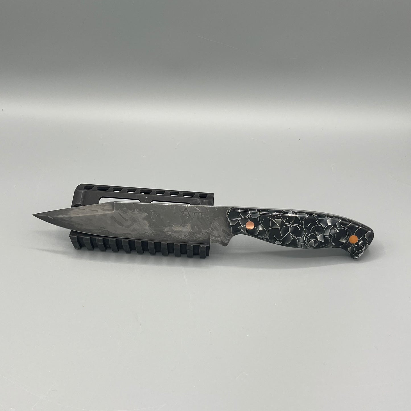 Cable Damascus Clip Point FIghter