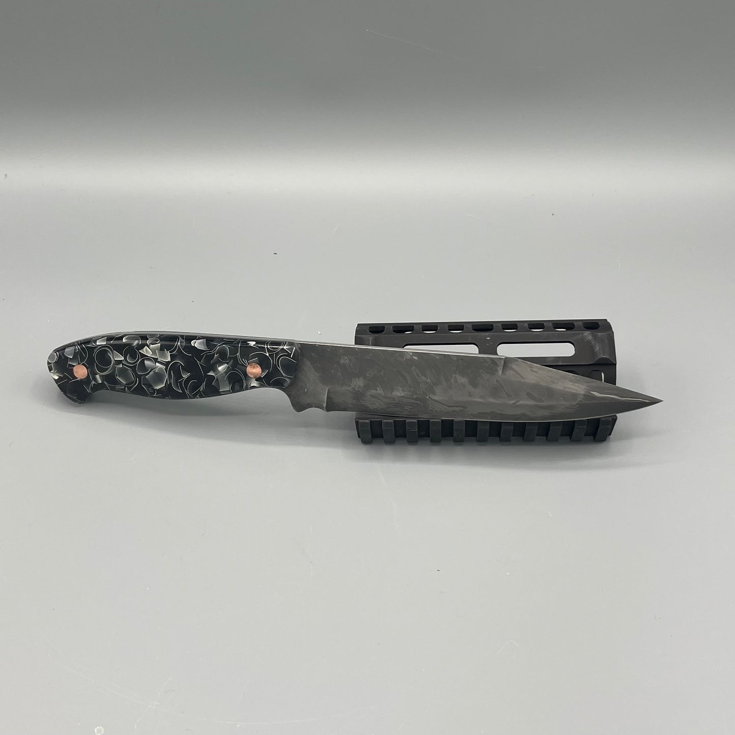 Cable Damascus Clip Point FIghter